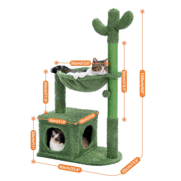 Cactus Cat Tree Cat Condo